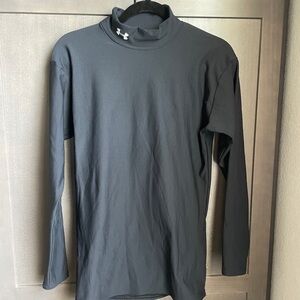 Under Armour Black Long Sleeve Tee with Mock Turtleneck